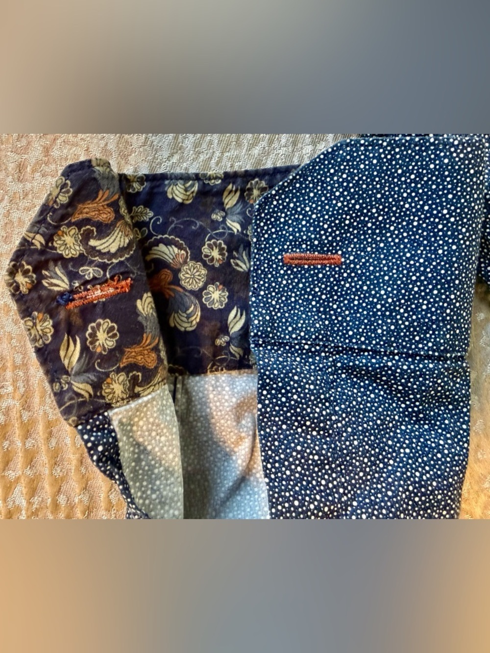 Paul Smith Made in Italy Shirt Mens 15 Blue Polka Dot Luxury - Picture 6 of 11